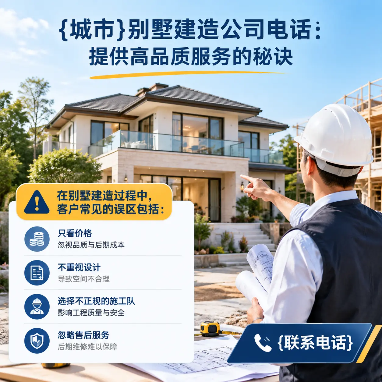 黔西别墅建造公司电话:提供高品质服务的秘诀