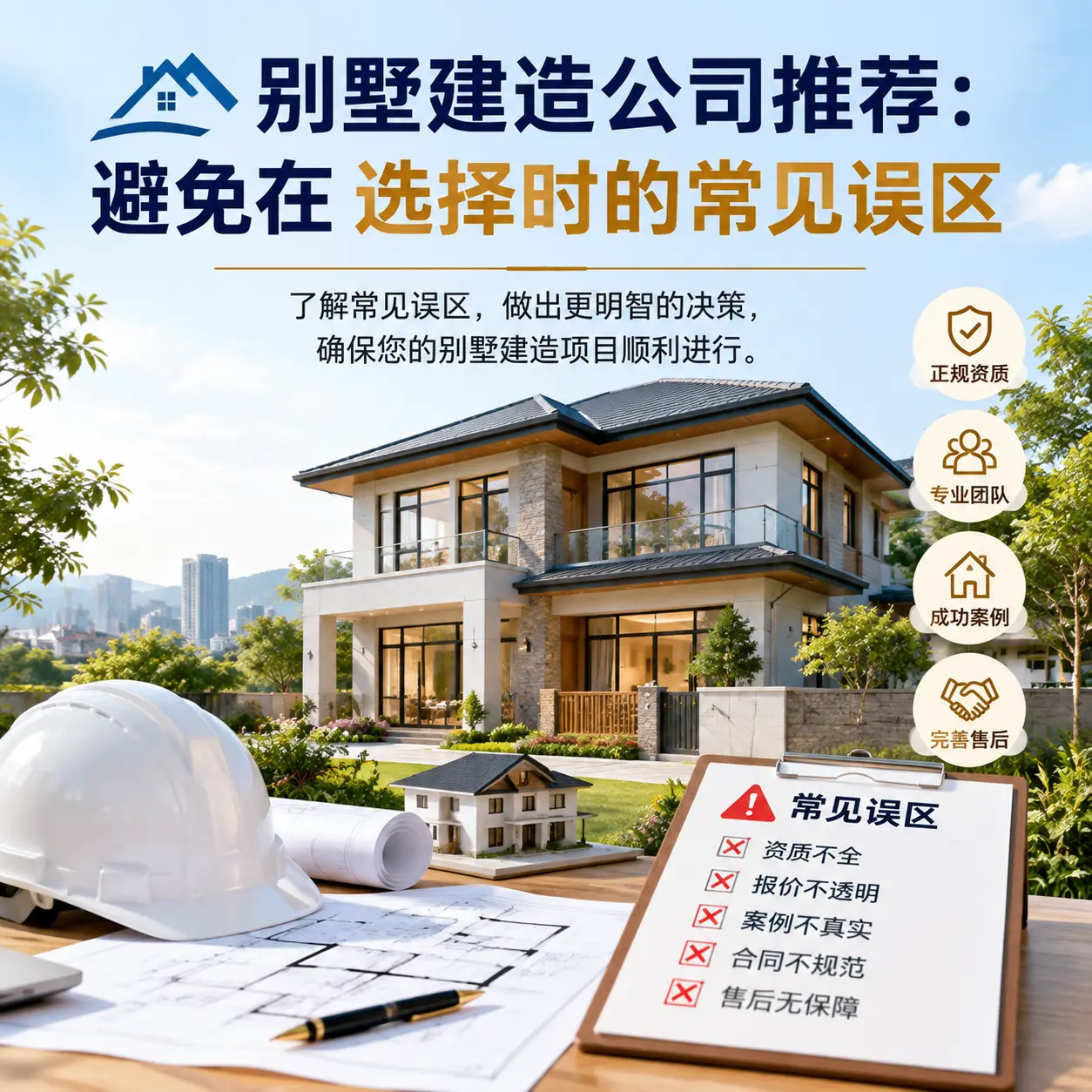 别墅建造公司推荐:避免在 黔西 选择时的常见误区