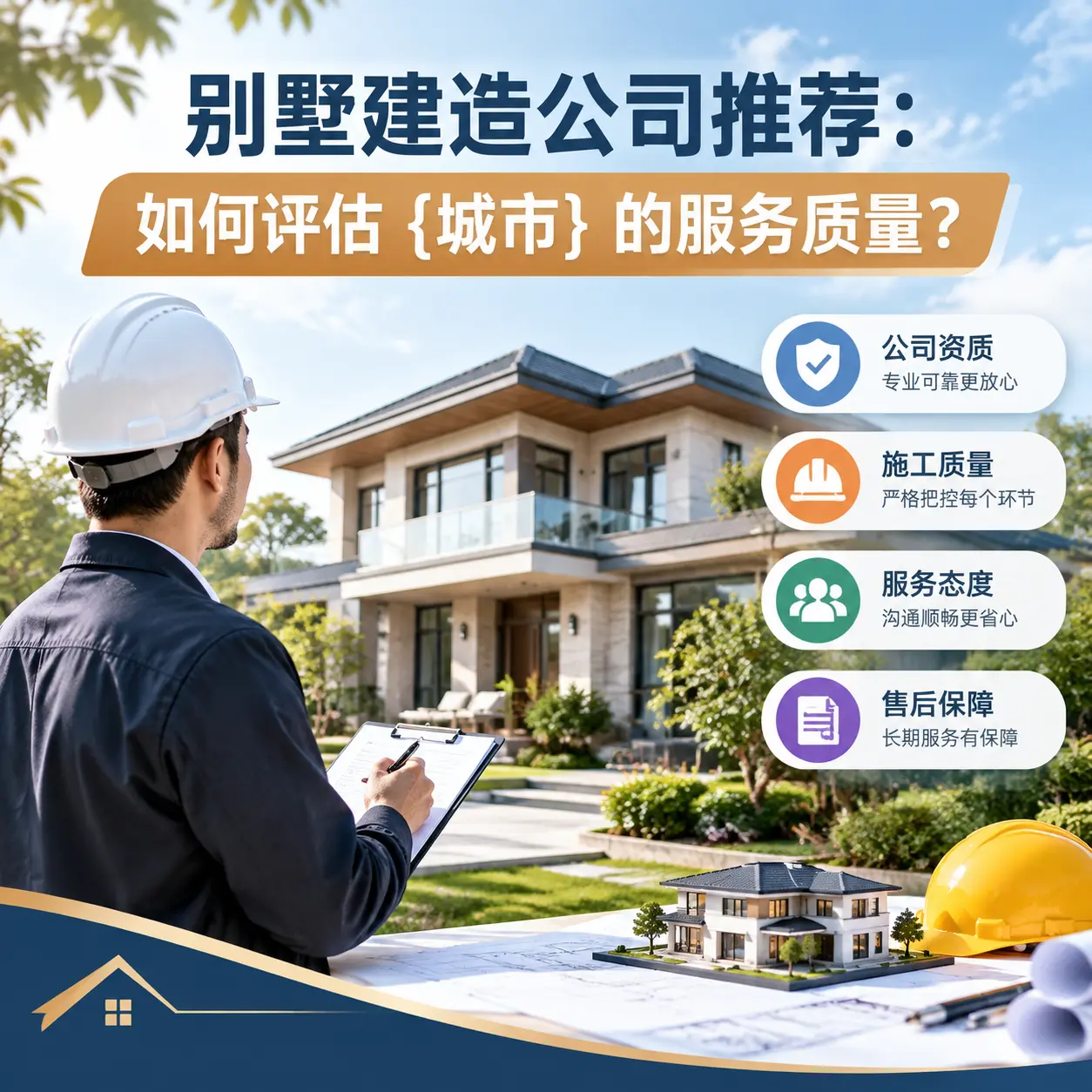 别墅建造公司推荐：如何评估 黔西 的服务质量？