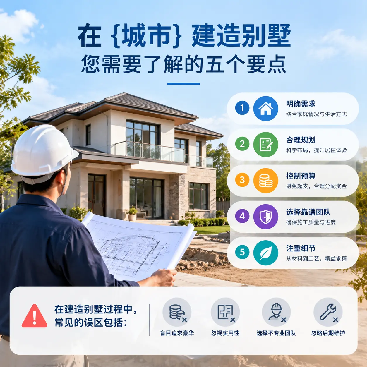 在 黔西 建造别墅，您需要了解的五个要点