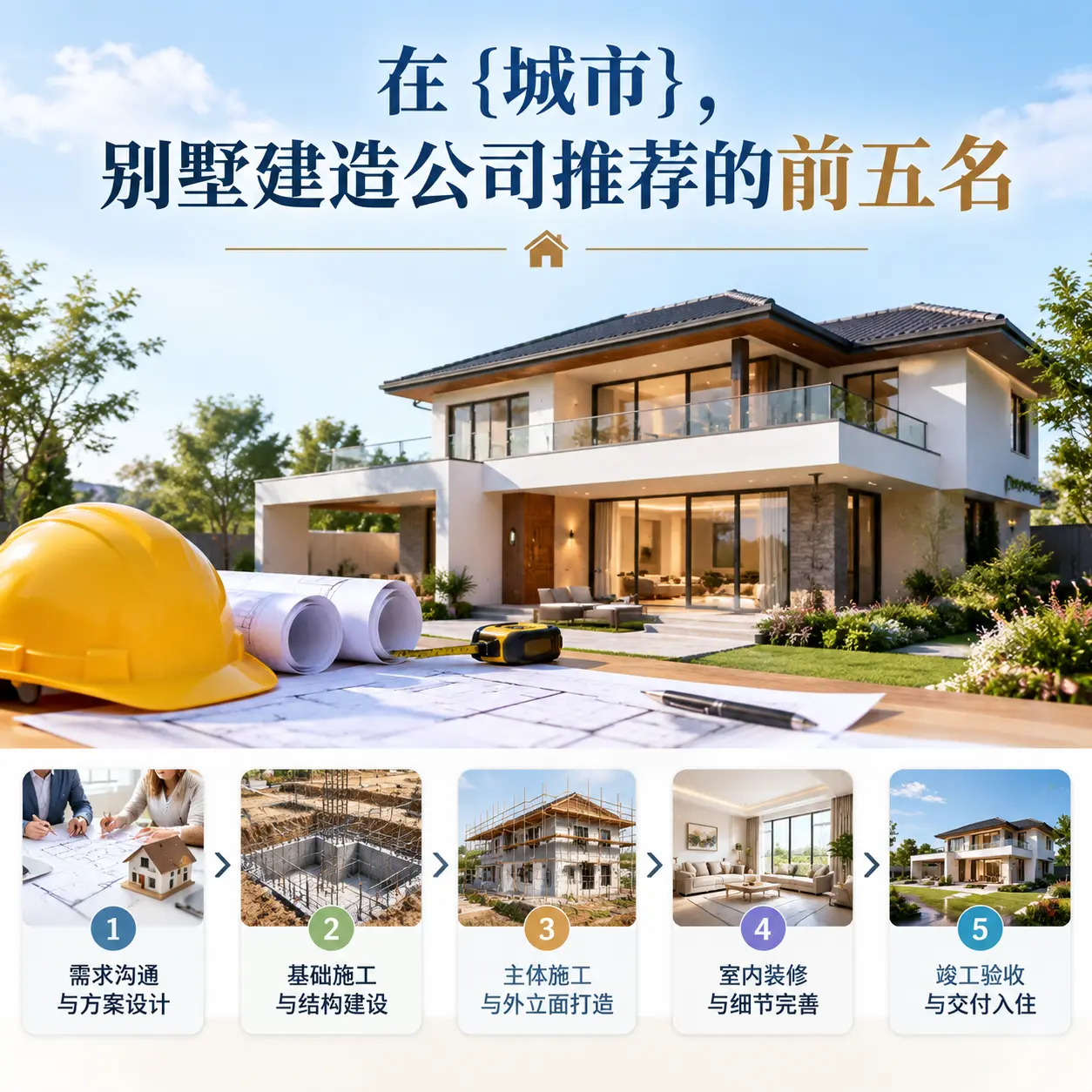 在 黔西，别墅建造公司推荐的前五名