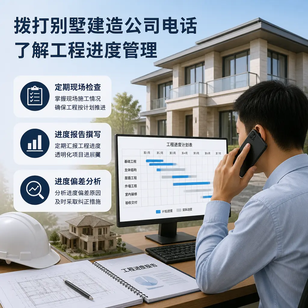 拨打黔西别墅建造公司电话,了解工程进度管理